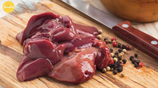 Thêm gan heo để món ăn trọn vị