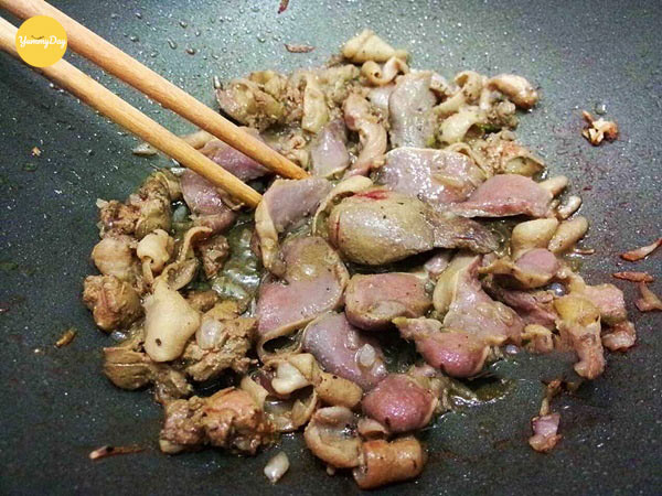 Xào lòng vịt