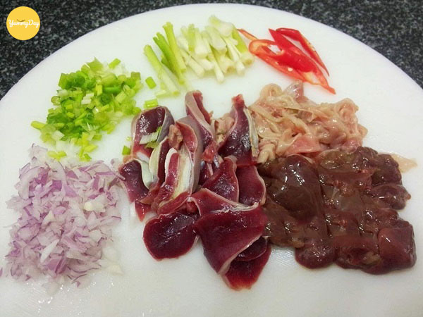 Sơ chế các nguyên liệu