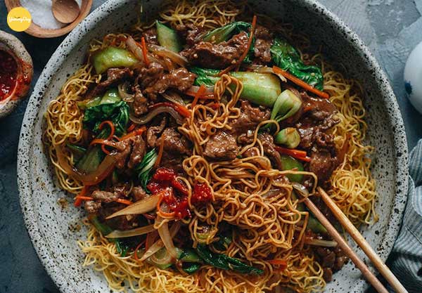 Mì xào bò đậm đà, dinh dưỡng
