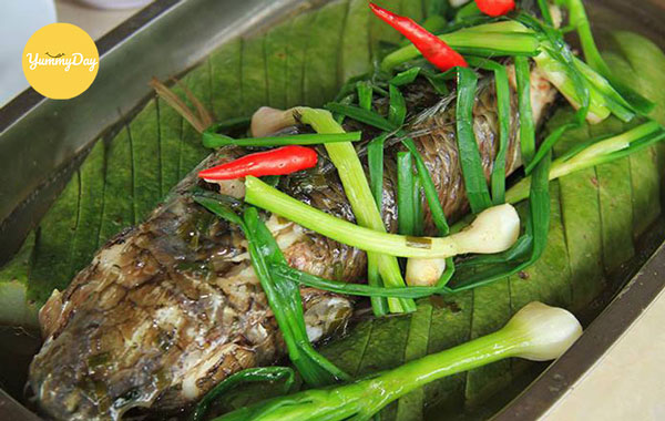 Nhập tiệc với món cá lóc hấp hành thôi nào