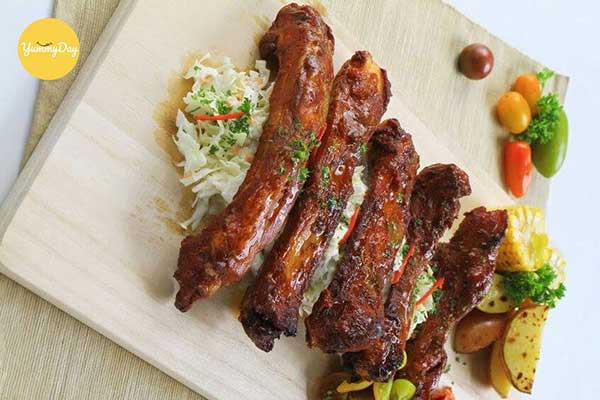 Món sườn bò nướng BBQ hấp dẫn