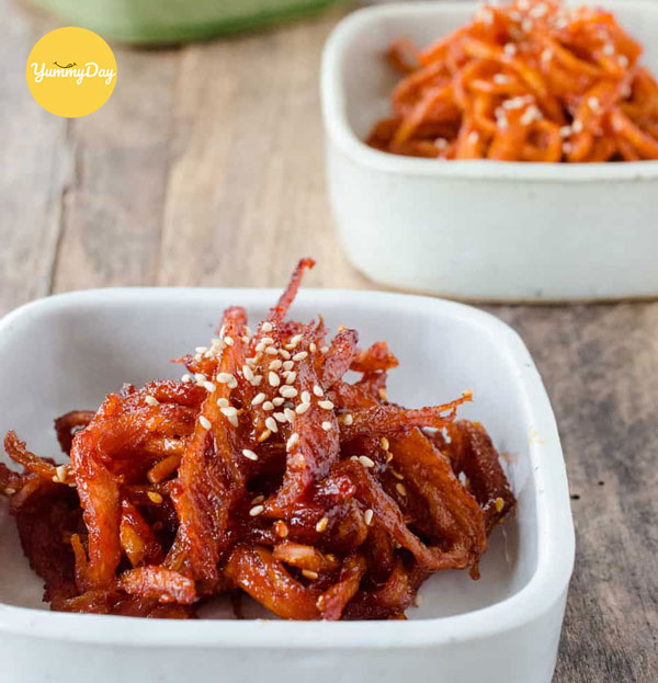 Lưu ý khi làm mực một nắng chiên nước mắm