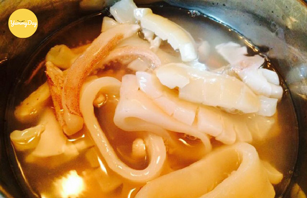 Khử mùi tanh của mực