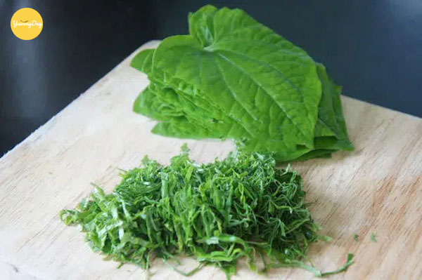 Thái lá lốt thành sợi