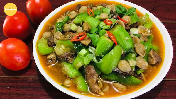 Thưởng thức lòng gà xào mề ngon mê ly