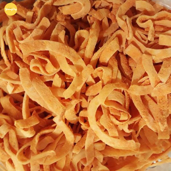 Thành phẩm mứt dừa gấc