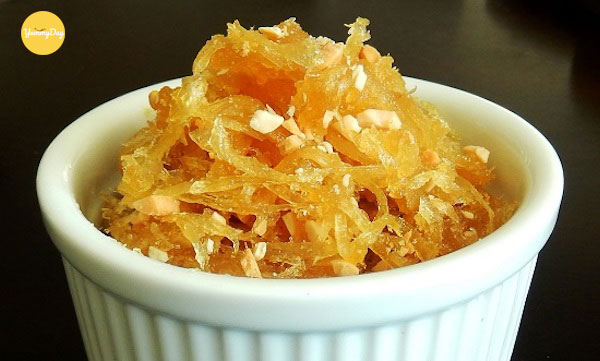 Mứt gừng đu đủ dẻo nhìn thôi đã thấy hấp dẫn