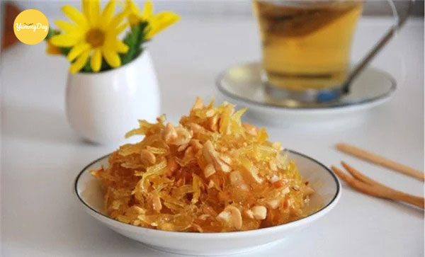 Mứt gừng dẻo với đu đủ trọn vị Tết