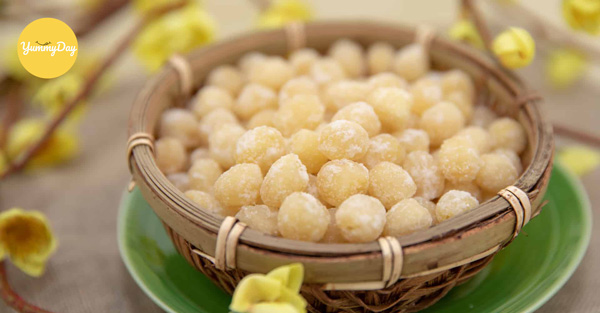 Thành phẩm mứt hạt sen tươi không thể nào ngon hơn