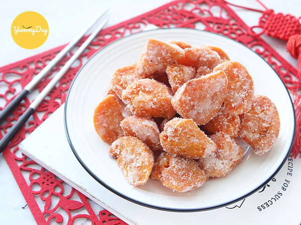 Cách làm mứt khoai lang ăn đã cái nư