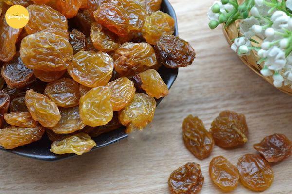 Thành phẩm mứt nho khô