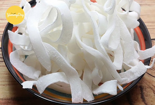 Mứt dừa sữa tươi màu đẹp mắt
