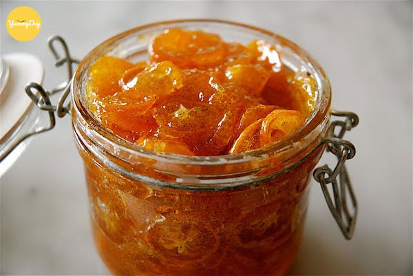Mứt tắc muối đường làm 1 lần sử dụng được rất lâu