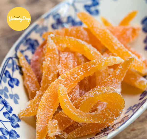 Mứt vỏ bưới ăn ngon quá sá