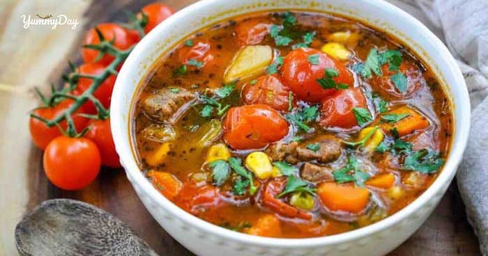 Cách nấu canh thịt bò cà chua mới lạ cực hấp dẫn