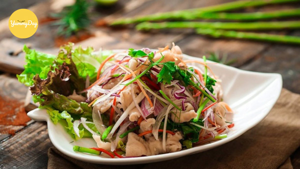 Chân gà rút xương trộn xoài cực ngon