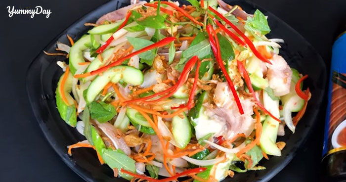 Cách làm nộm tai heo dưa chuột ngon không kén người ăn