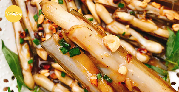 Ốc móng tay xào me nóng hổi, thơm ngon