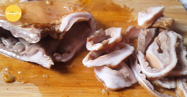 Thái mỏng bao từ heo