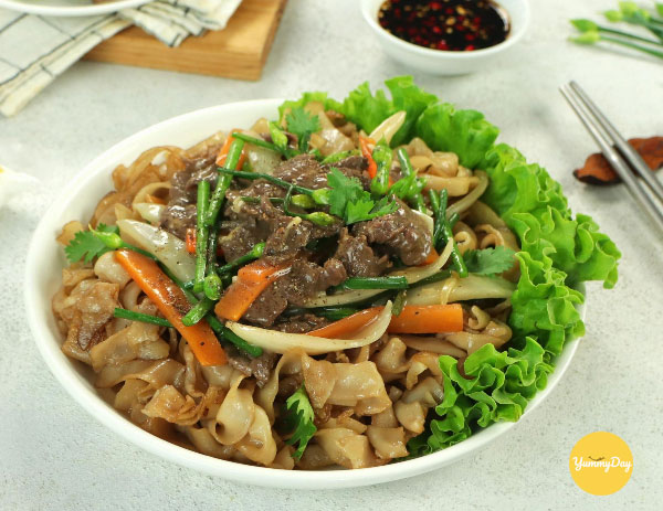 nấu phở xào bò thơm ngon