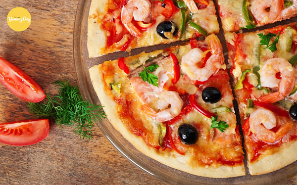 Cách làm bánh pizza hải sản chuẩn ngon vị Ý