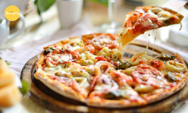 Các công thức nướng bánh pizza hải sản khác nhau