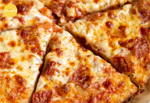 Các bước làm bánh pizza phô mai