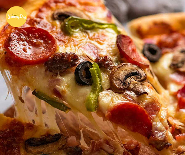 Chiếc bánh pizza thập cẩm ngon xuất sắc