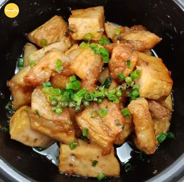Thành phẩm sake kho tiêu xanh