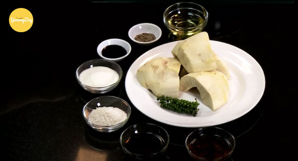 Nguyên liệu làm sake kho tiêu xanh