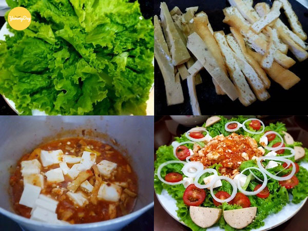 Bắt tay vào làm salad trộn cà chua thôi nào!
