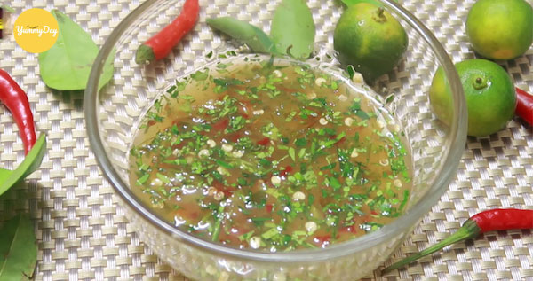 Nước chấm chua ngọt cho món sò dương nướng mỡ hành