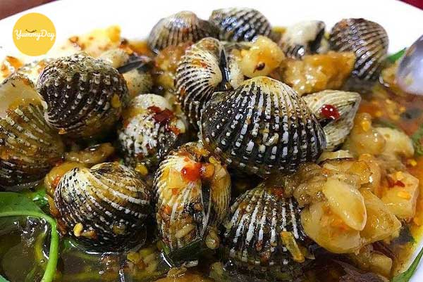 Món sò huyết xào bơ tỏi siêu ngon