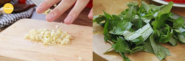 Sơ chế các nguyên liệu khác