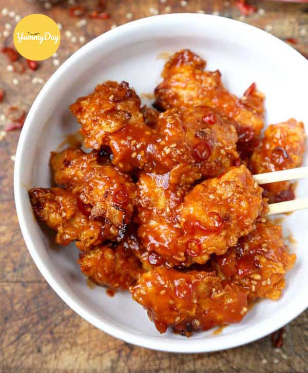 Sụn gà chiên nước mắm độc đáo