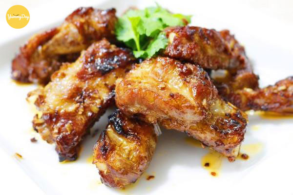 Thành phẩm món sườn nướng mật ong ngon tê tái