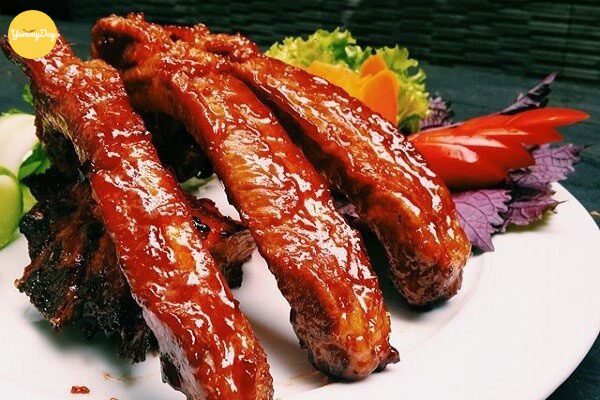 Món sườn nướng mật ong nhìn là phát thèm