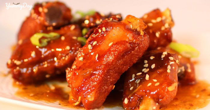Sườn heo xào chua ngọt hương vị đậm đà không thể cưỡng