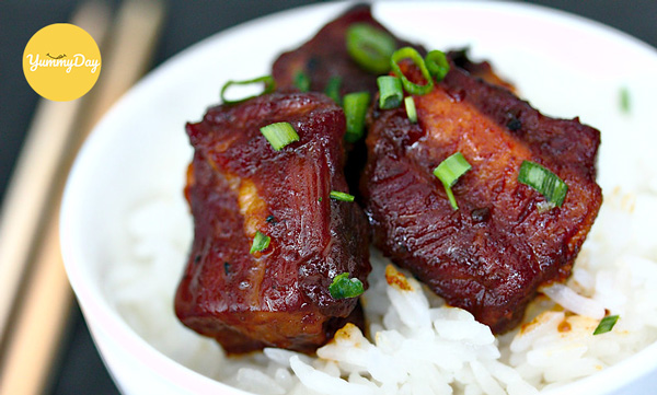 Thành quả món sườn kho tộ thơm ngon hấp dẫn