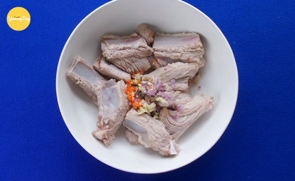 Ướp sườn non đậm vị