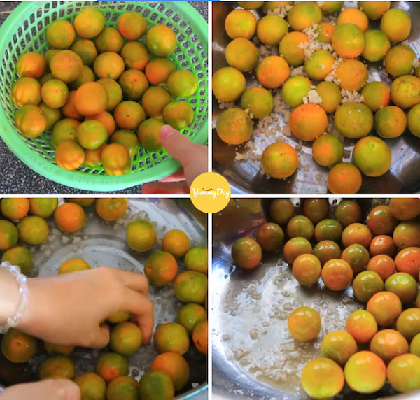 Bước sơ chế tắc