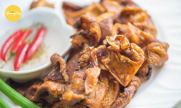 Cách làm tai heo chiên giòn ngon