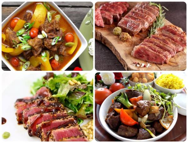 Thịt bò nhập khẩu chế biến món ngon bùng vị