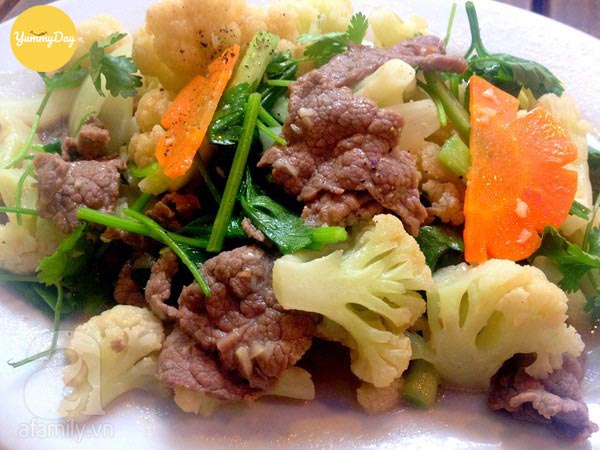 thịt bò xào bông cải tổng hợp