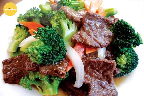 Món thịt bò xào thập cẩm thúc đẩy quá trình tạo hồng cầu
