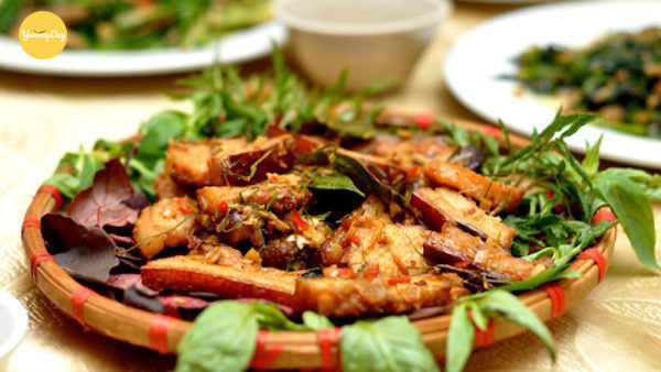 Thịt heo rừng nướng muối ớt