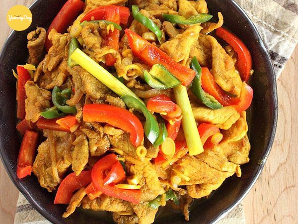 Heo rừng xào sả ớt khó lòng từ chối