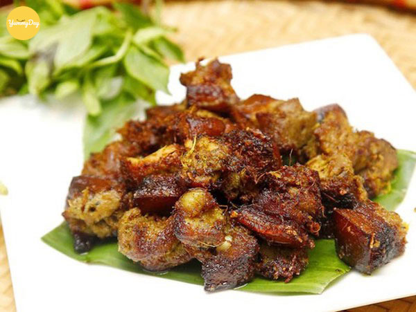 Món thịt lợn nướng riềng mẻ đơn giản