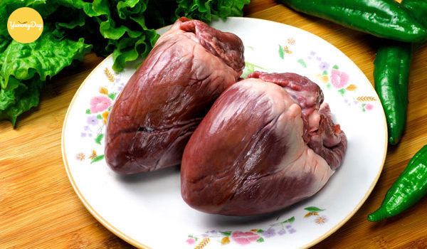 Cách chọn mua và sơ chế tim heo sạch